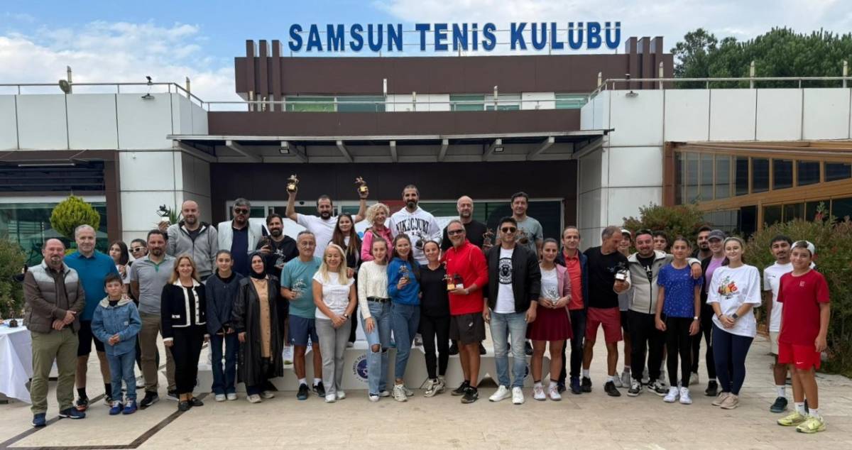 Samsun'da T300 Masters Tenis Turnuvası'nda şampiyonlar belli oldu