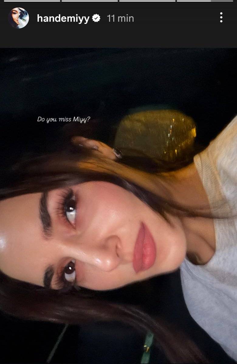 Hande Erçel'den dikkat çeken paylaşım