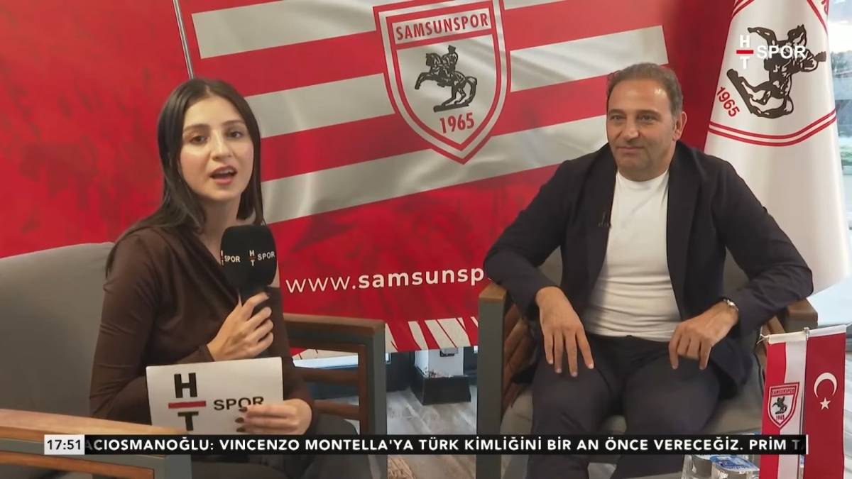 Samsunspor Futbol Direktörü Fuat Çapa 2 ana hedefi açıkladı