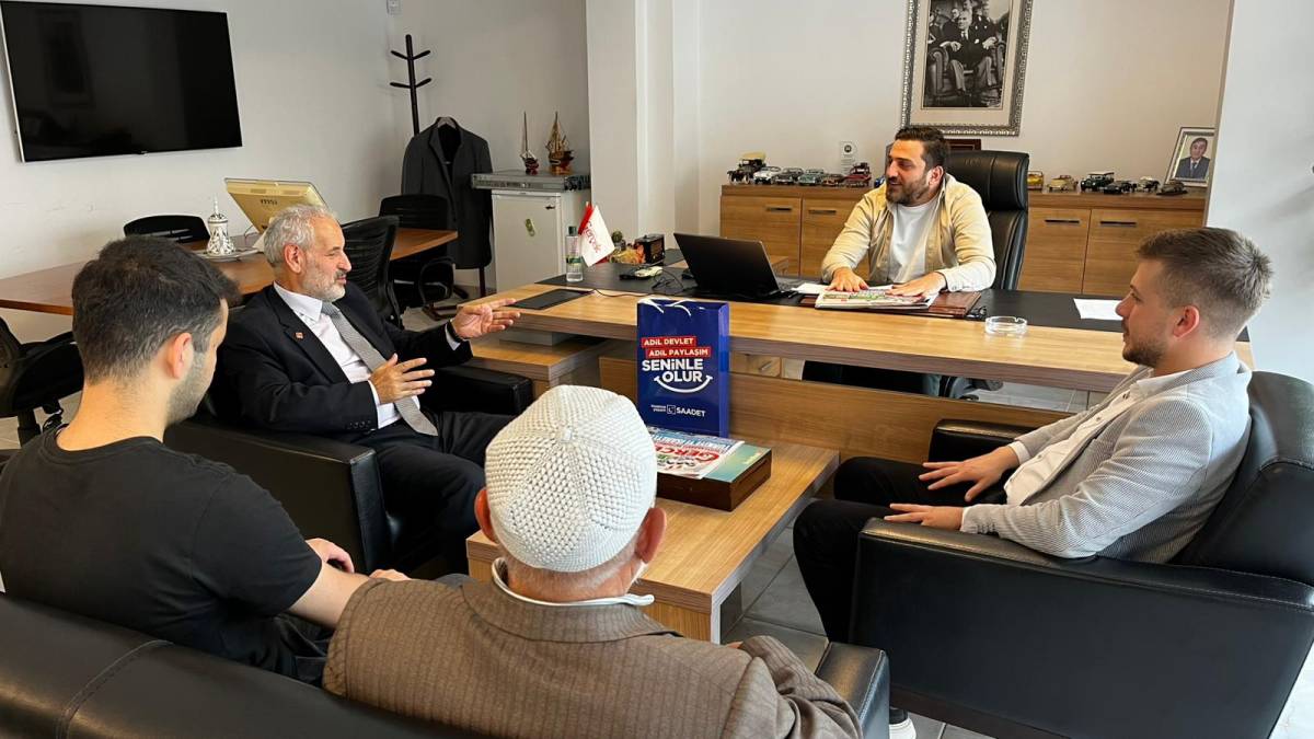 SP İlkadım İlçe Başkanı Öztürk'ten Gerçek Medya'ya ziyaret