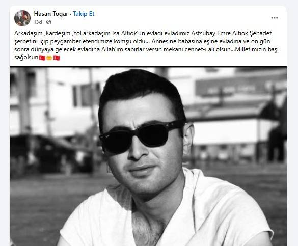 Samsunlu şehit Emre Altıok 10 gün sonra baba olacakmış! Acı detay yürekleri dağladı