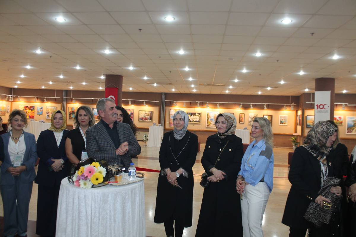 Samsun’da Atölye Martı Karma Resim Sergisi açıldı