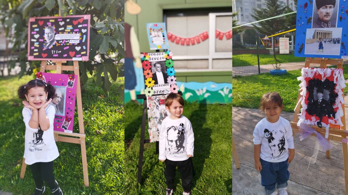Ayşe Genç Kızılay Anaokulu minikleri Ata'larını andı