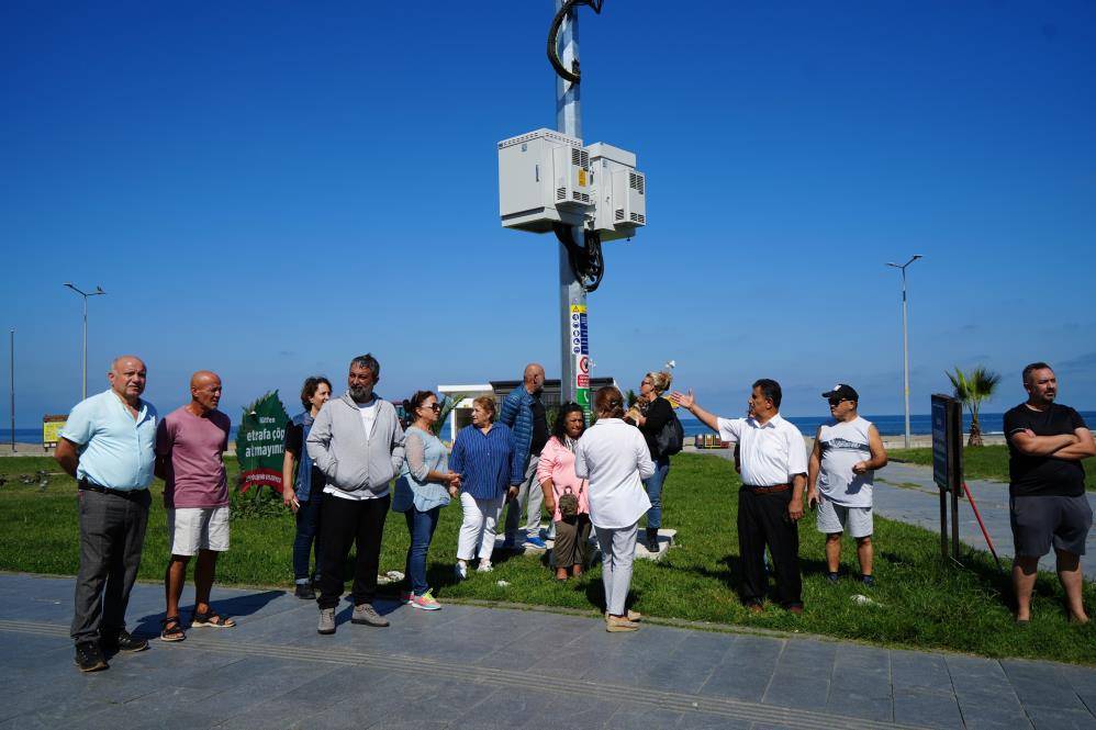 Samsun'da tepki çeken baz istasyonu kaldırıldı