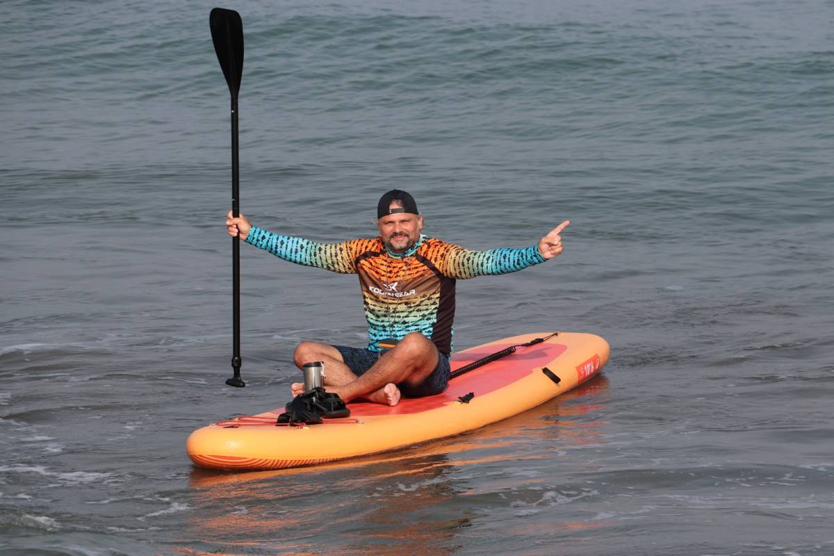 Samsun’da kürek sörfü yaygınlaşıyor