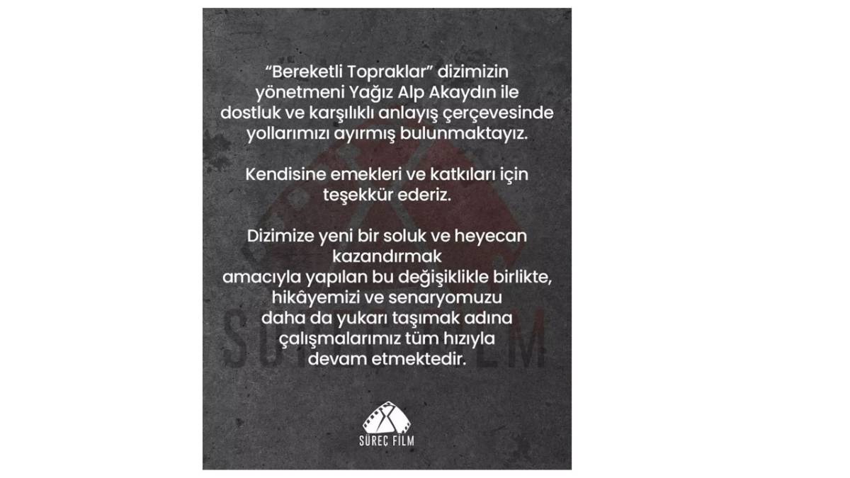 'Bereketli Topraklar' dizisi reytinglerde çakıldı! Faturayı yönetmen ödedi