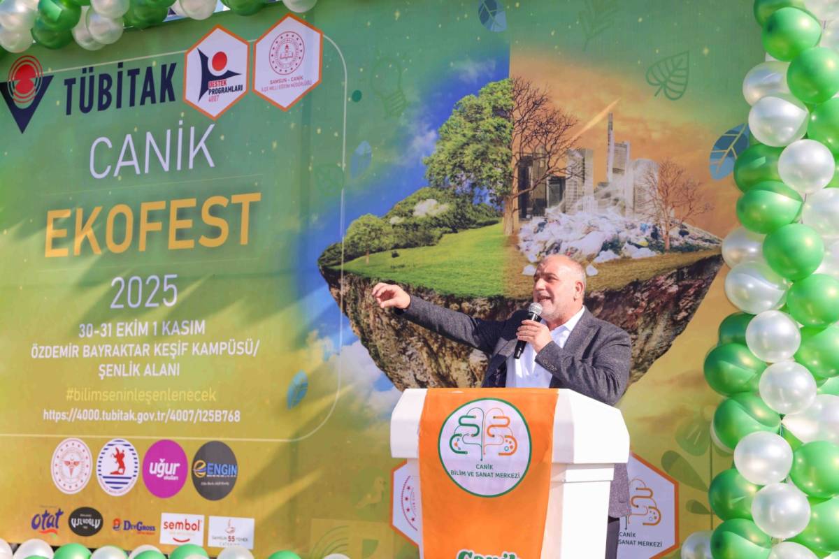 Canik Ekofest 15 bin 768 kişiyi ağırladı