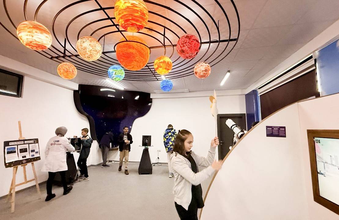 Özel öğrenciler Canik'te bilimle tanıştı