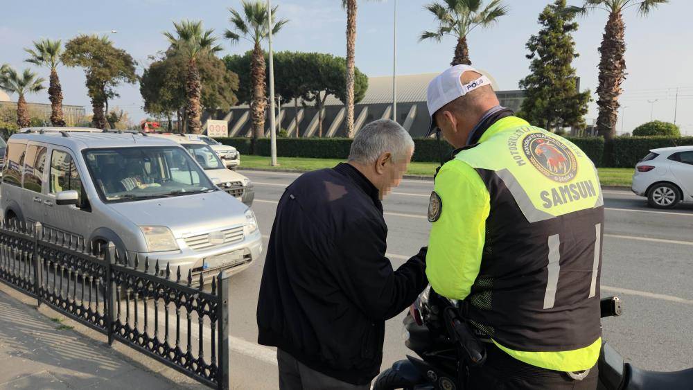 Samsun'da bana ceza yazmıyorlar dedi: İki ceza birden yedi