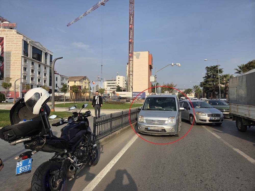 Samsun'da bana ceza yazmıyorlar dedi: İki ceza birden yedi