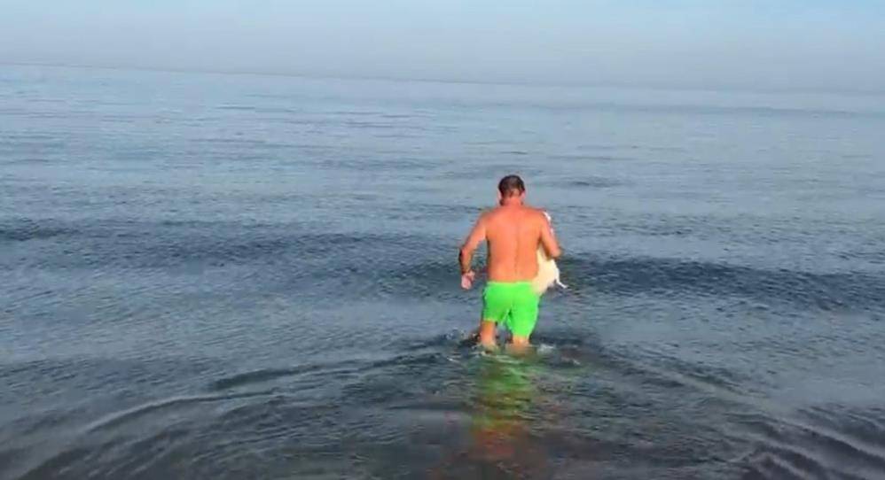 Samsun'da kasım ayında deniz keyfi