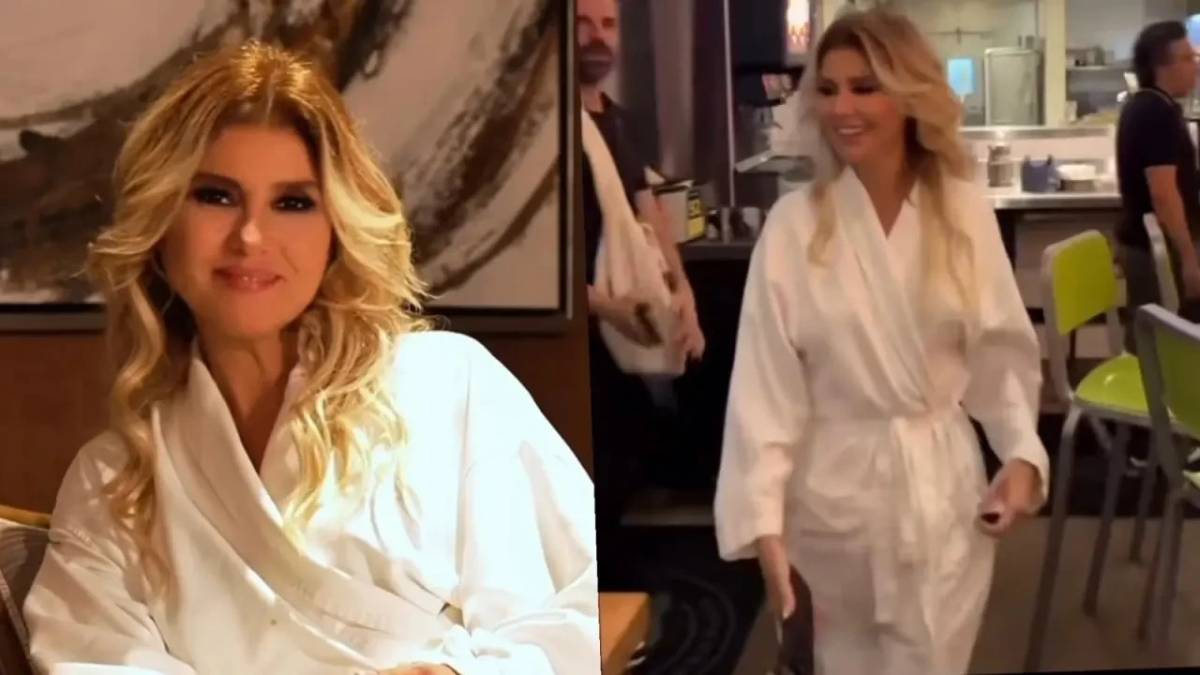 Gülben Ergen bornozuyla ABD sokaklarında dolaştı