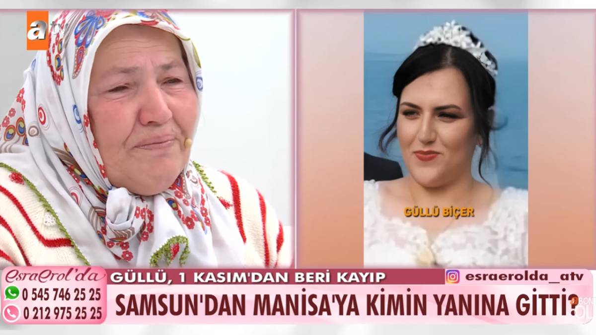 Esra Erol, Samsunlu Güllü Biçer’i arıyor! Güllü Biçer 1 Kasım'dan itibarek kayıp