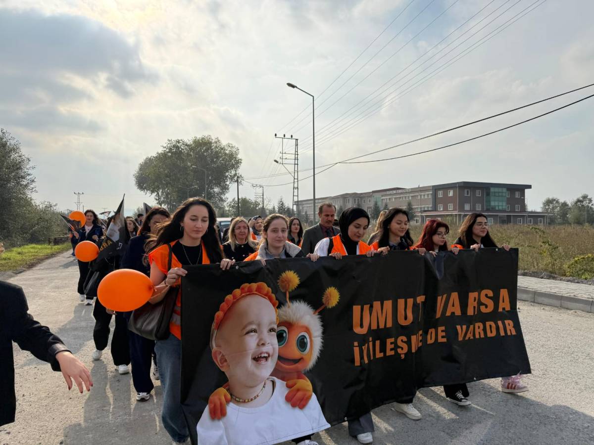 LÖSEV'den Bafra'da farkındalık yürüyüşü