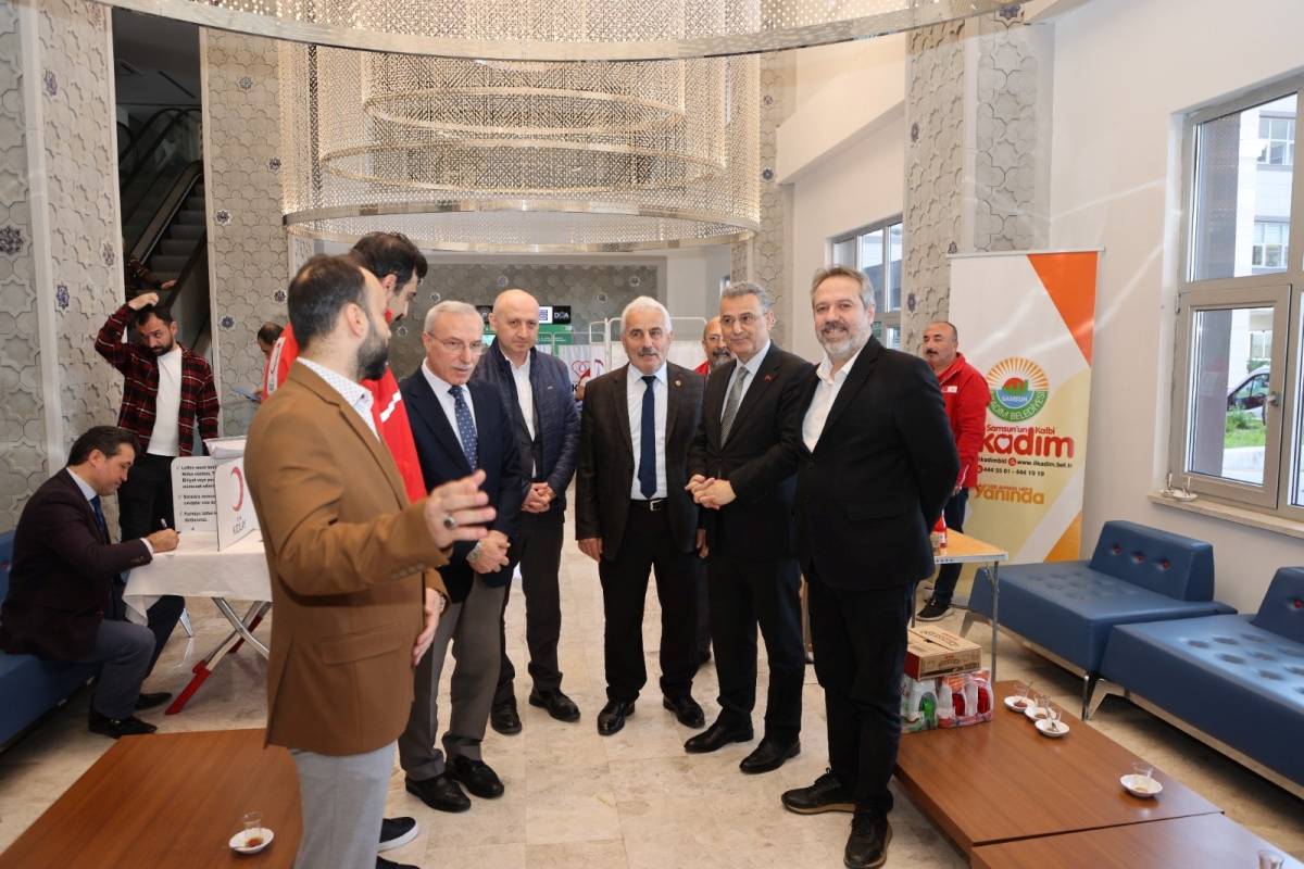 İlkadım Belediyesi’nden Kızılay’a kan desteği