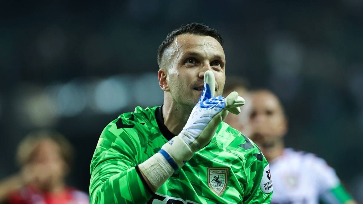 Samsunsporlu Okan Kocuk en yüksek kurtarış oranına sahip ikinci kaleci