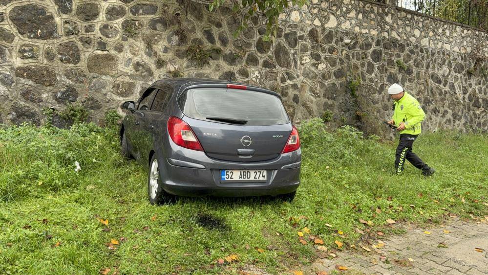 Samsun'da futbolcu kazada yaralandı