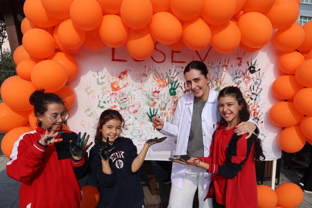 Samsun'da öğrencilerin kalbi LÖSEV için attı
