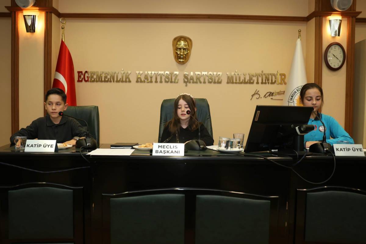 Samsun Büyükşehir Belediyesi'nden Büyükşehir Çocuk Meclisi