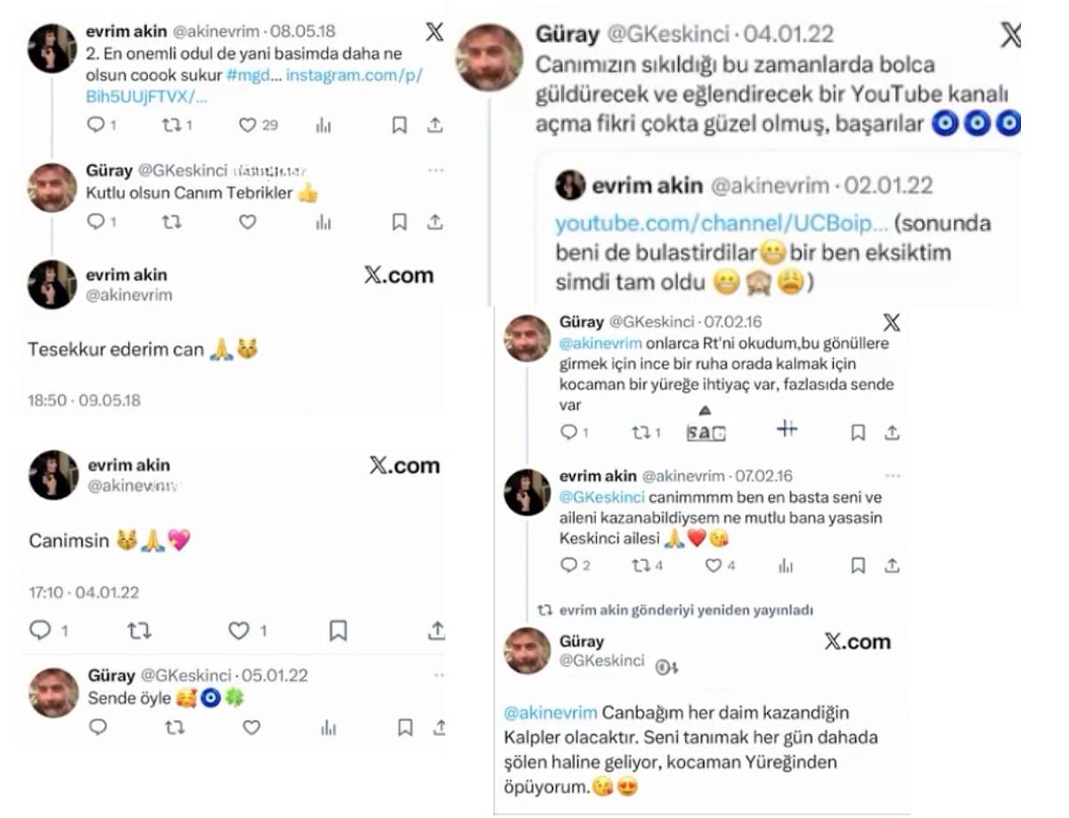 Evrim Akın 'ın Asena Keskinci’nin babasıyla eski yazışmaları ortaya çıktı!