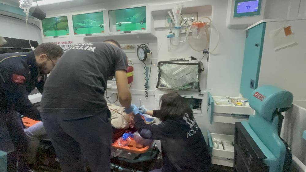 Samsun'da motosiklet kazası: 3 ağır yaralı