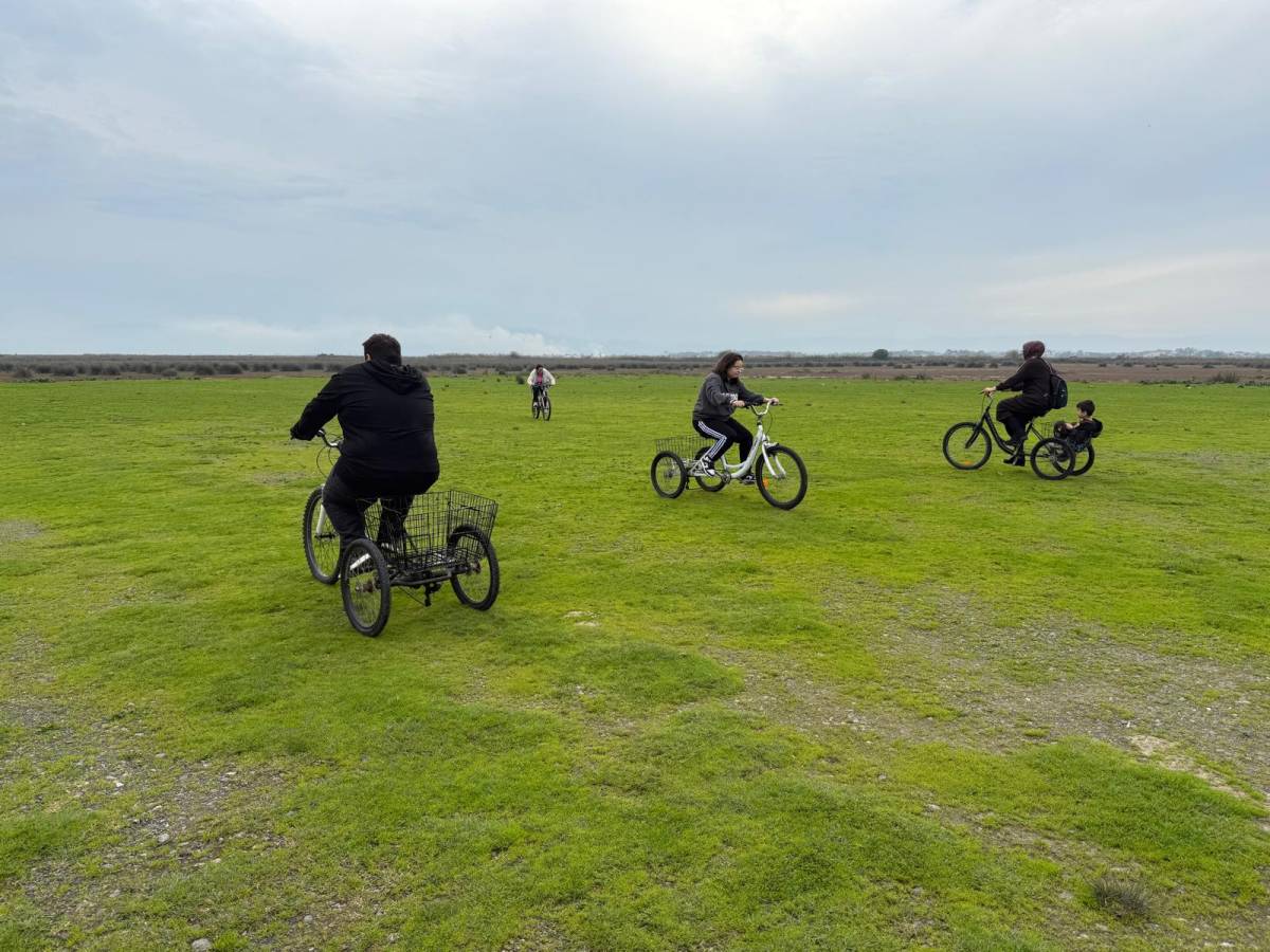 Samsun’da otizmli çocuklar Kuş Cenneti'nde eğlendi