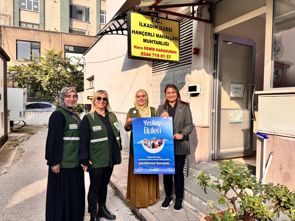Samsun'da Yeşilay Kadın Komisyonundan mahalle muhtarlarına ziyaret