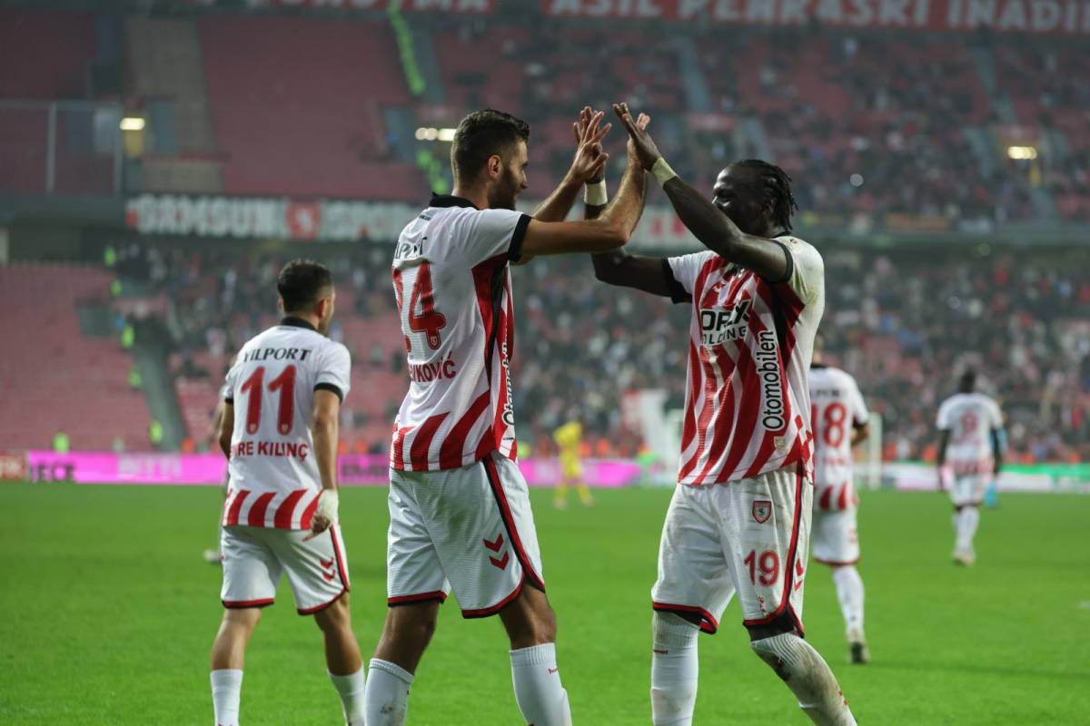 Samsunspor Süper Lig'in 12. haftasının en yüksek gol beklentisi üreten ikinci takımı