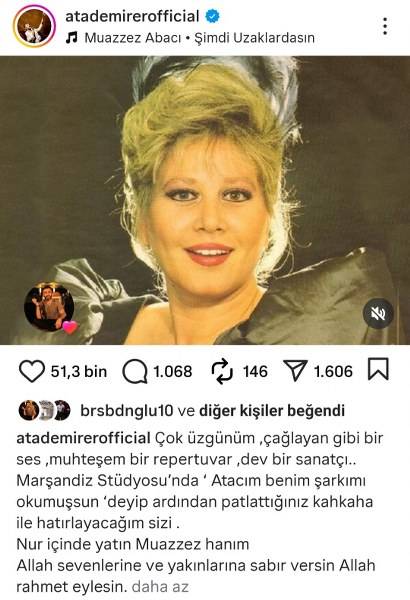 Sanat dünyası yasta! Muazzez Abacı doğum gününde hayatını kaybetti! Sanatçılar peş peşe mesaj paylaştı