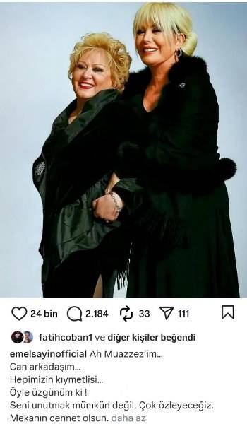 Sanat dünyası yasta! Muazzez Abacı doğum gününde hayatını kaybetti! Sanatçılar peş peşe mesaj paylaştı