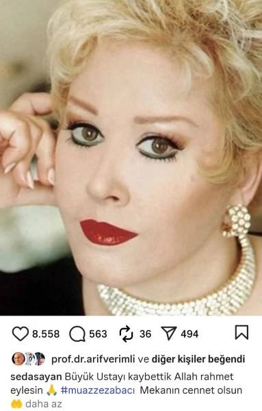 Sanat dünyası yasta! Muazzez Abacı doğum gününde hayatını kaybetti! Sanatçılar peş peşe mesaj paylaştı