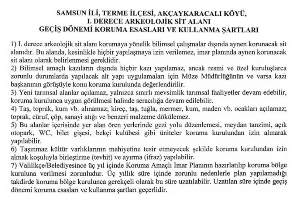 Samsun'da bin yıllık gizem tescillendi! Samsun'da 1. derece sit alanı kararı