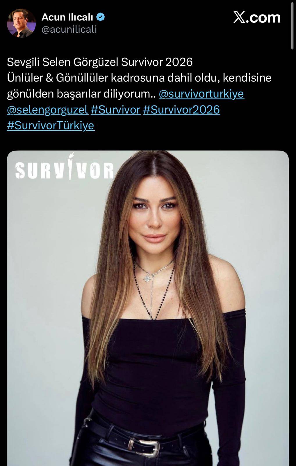 Survivor'a sürpriz isim! Selen Görgüzel kimdir?