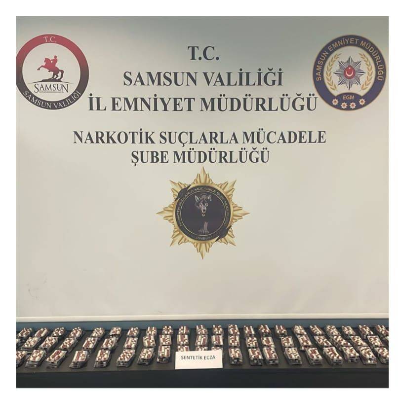 Samsun’da narkotik operasyonu: 4 ilçede uyuşturucu madde ele Geçirildi