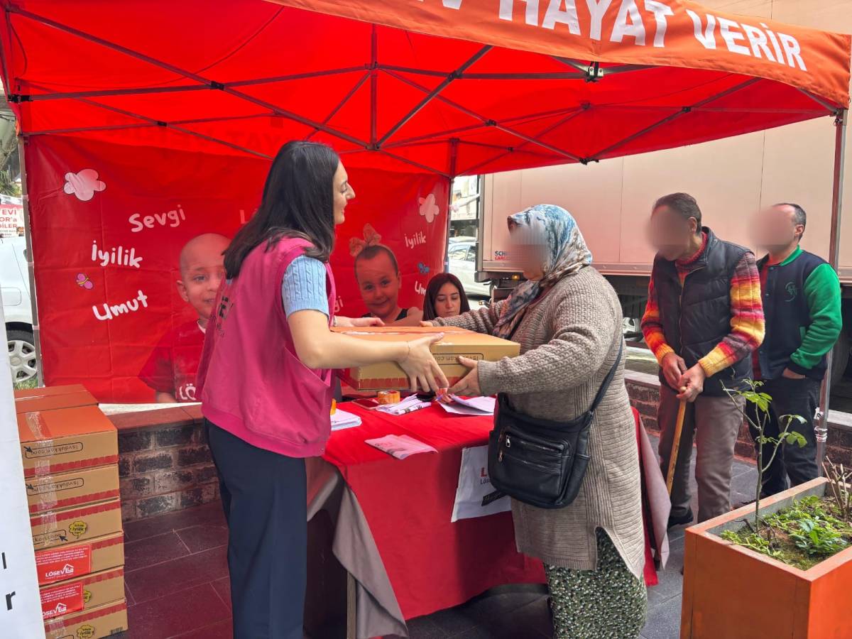Samsun’da LÖSEV’den ihtiyaç sahiplerine ‘et’ yardımı
