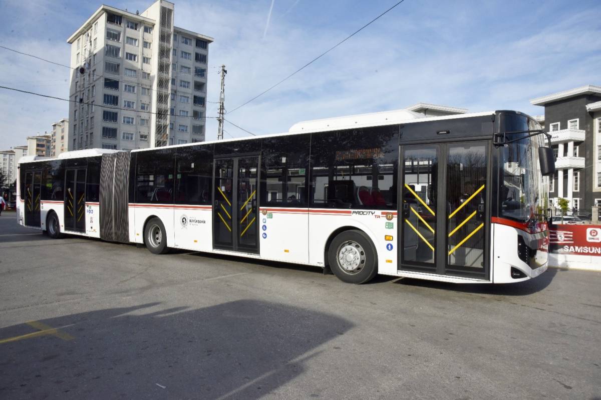 Samsun'da otobüs sayısı yüzde 25 arttı
