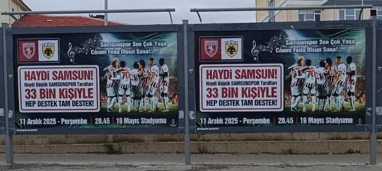 Samsun Büyükşehir Belediyesi'nden Samsunspor taraftarına çağrı