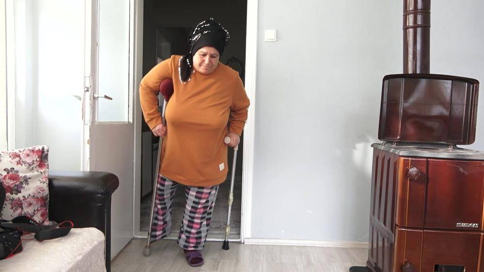 Samsun'da engelli kadından yardım çağrısı