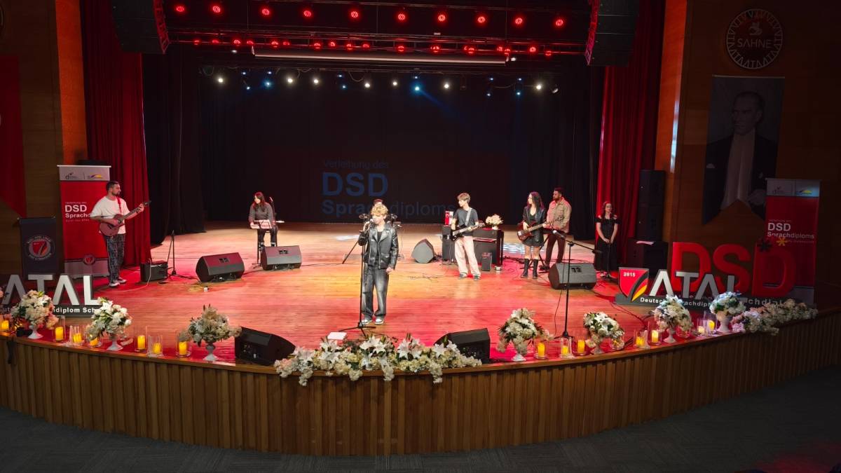 Samsun özel ATAL Lisesi'nde DSD Alman dil diploması töreni