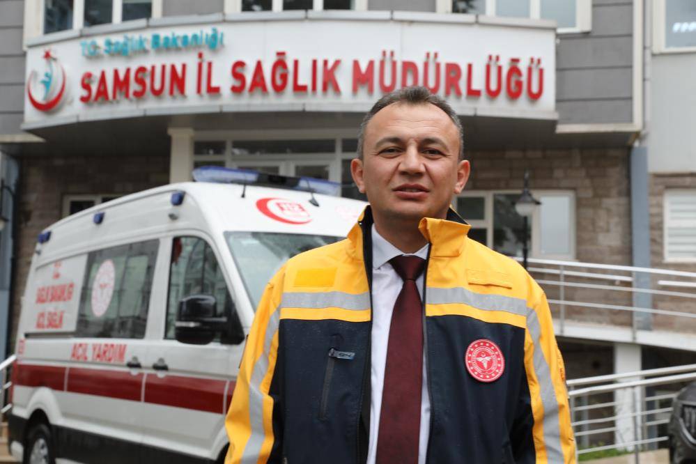 Samsun 112 ambulansları 2025'te 4 milyon kilometre yol yaptı