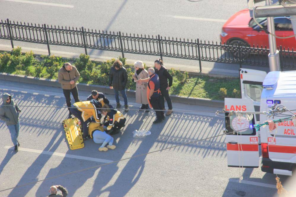 Samsun'da pikap ile motosiklet çarpıştı: 1 yaralı