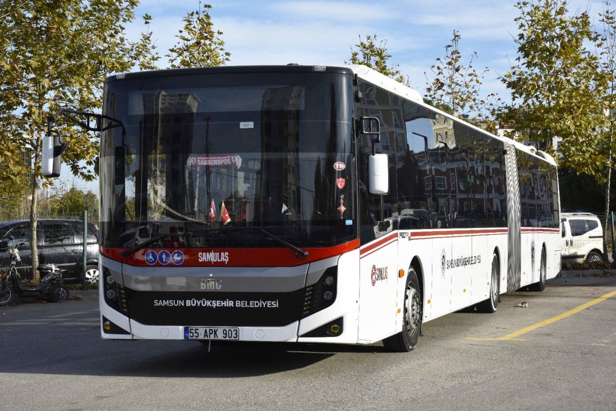 Samsun'da otobüs sayısı yüzde 25 arttı