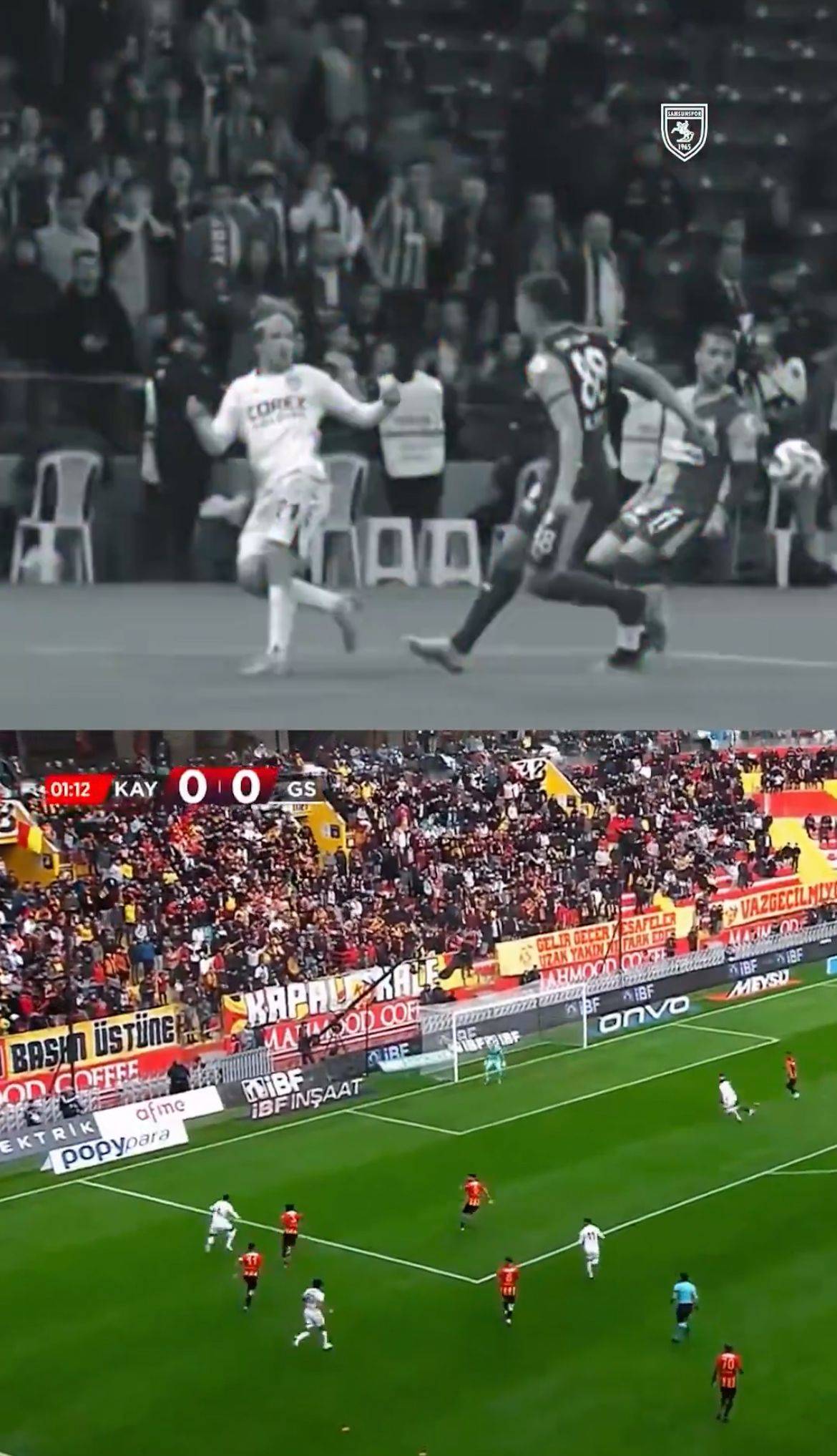 Samsunspor'dan Galatasaraylı penaltı paylaşımı