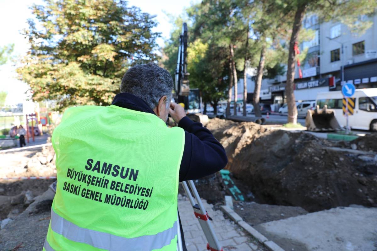 SASKİ'den Çarşamba'ya alt yapı hamlesi