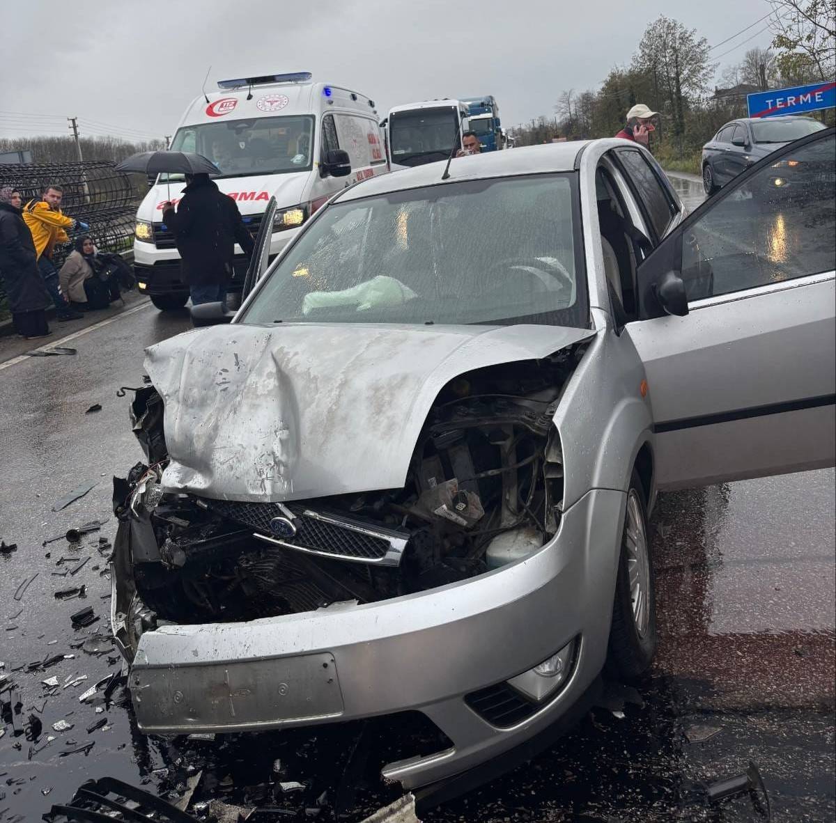 Samsun'da 1 günde 3 trafik kazası: 11 yaralı