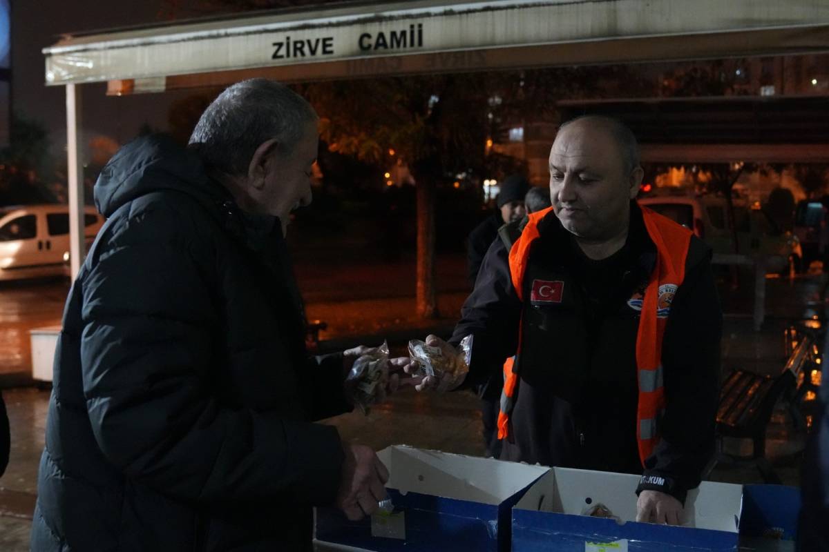Atakum Belediyesi'nden vatandaşlara kandil simidi