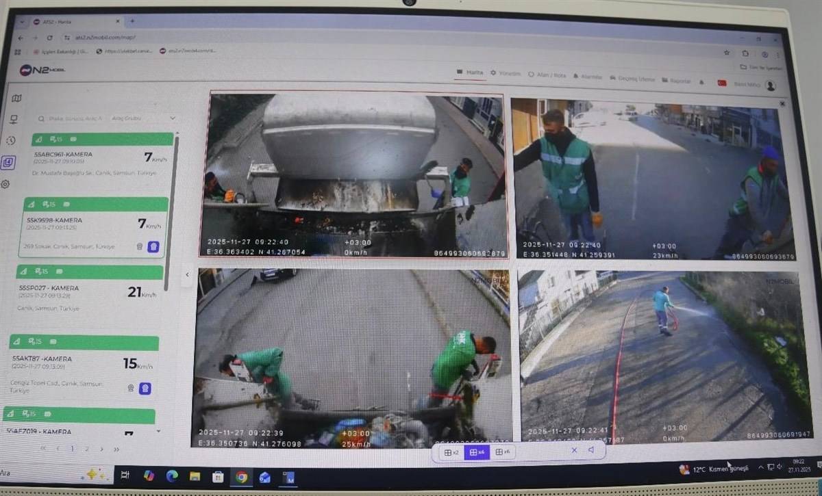 Canik Belediyesi'nden otonom sistem etkin hizmet