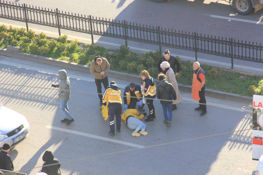 Samsun'da pikap ile motosiklet çarpıştı: 1 yaralı