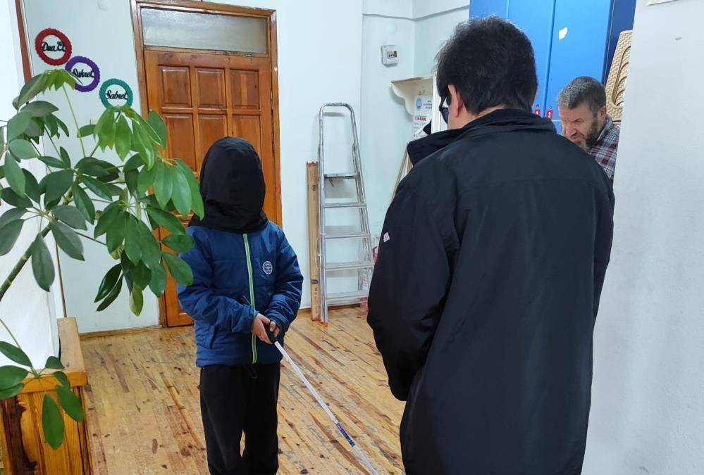 Samsun'da görme engellilerle empati köprüsü kuruldu