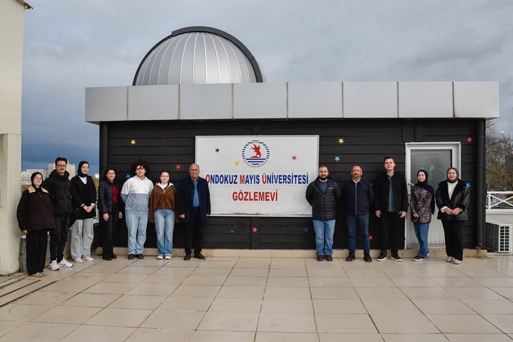 OMÜ’de öğrenciler astronomi hakkında bilgilendi